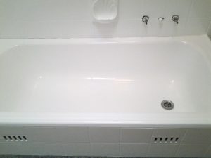 Bathroom resurfacing after shot